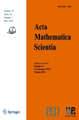 Acta Mathematica Scientia(English Series)杂志投稿